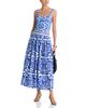 Aqua Aqua Tile Midi Skirt - 5