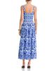 Aqua Aqua Tile Midi Skirt - 6