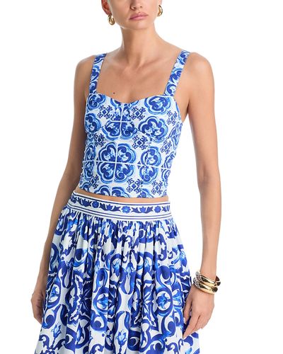 Aqua Aqua Tile Tank Top