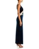 Aqua Aqua Velvet Lace Trim Slip Dress - 5