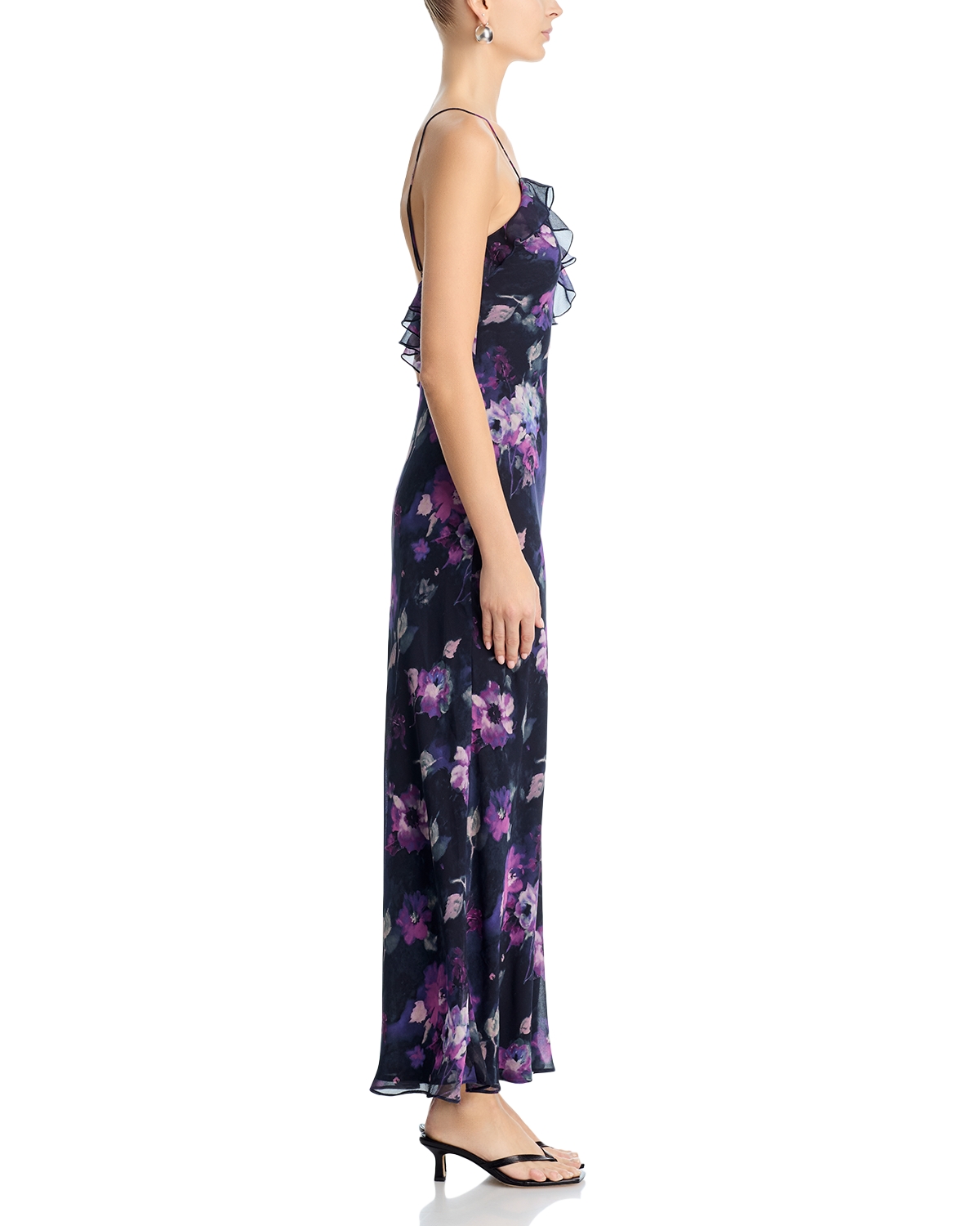 paros maxi dress Paros Maxi Dress, in Pleated Black Gloss | Show Me Your Mumu