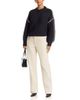 Aqua Aqua Whipstitch Trim Crewneck Sweater - 2