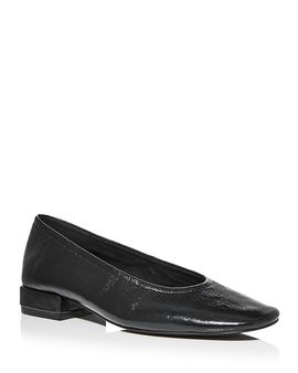 Aqua Aqua Women's Avery Leather Ballet Flats