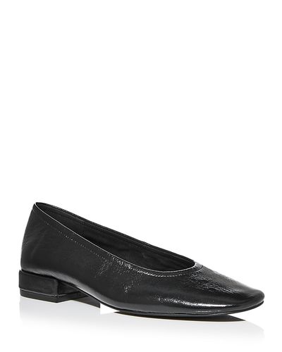 Aqua Aqua Women's Avery Leather Ballet Flats