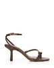 Aqua Aqua Women's Diana Braided Leather Mid Heel Sandals - 3
