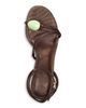 Aqua Aqua Women's Diana Braided Leather Mid Heel Sandals - 4