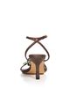 Aqua Aqua Women's Diana Braided Leather Mid Heel Sandals - 5
