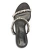 Aqua Aqua Women's Elie Embellished Satin Sandals - 3
