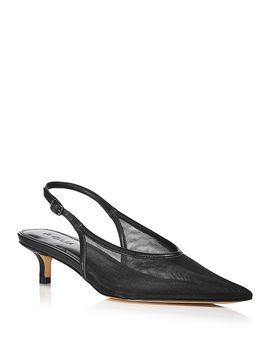 Aqua Aqua Women's Kitie Mesh Slingback Pumps
