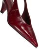 Aqua Aqua Women's Macki Leather Pointed Toe Slingbacks - 5