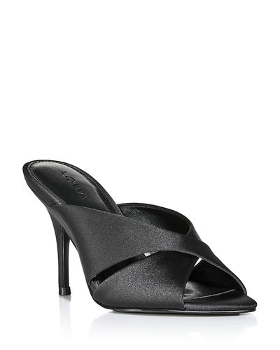 Aqua Aqua Women's Penny Satin Stiletto Sandals