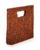 Aqua Aqua Wooden Bead Envelope Bag - 4