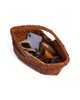 Aqua Aqua Wooden Bead Envelope Bag - 5