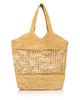 Aqua Aqua Woven Straw Tote Bag - 1