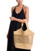 Aqua Aqua Woven Straw Tote Bag - 2