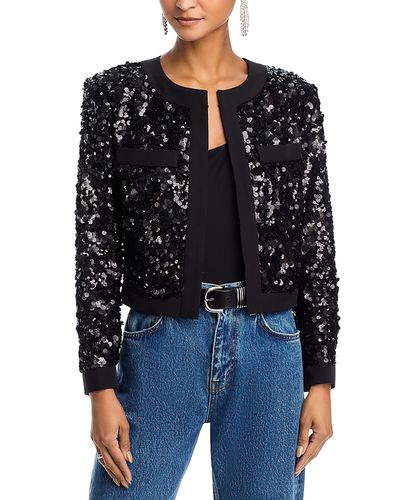 Aqua Aqua x Salvatore Rizza Sequinned Two Pocket Blazer