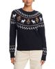 Aqua Aqua Year of the Goat Cashmere Fair Isle Crewneck Sweater - 1