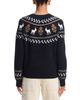 Aqua Aqua Year of the Goat Cashmere Fair Isle Crewneck Sweater - 3