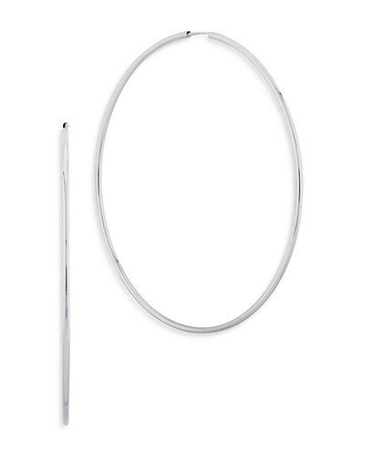 Aqua Bloomingdale's Fine Collection Endless Hoop Earrings in Sterling Silver