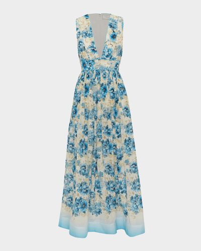 Aqua Blu Australia Melody Linen Maxi Dress