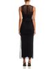 Aqua Sleeveless Mesh Dress - 4