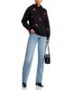 Aqua Vintage Havana Embellished Lips Hoodie - 2