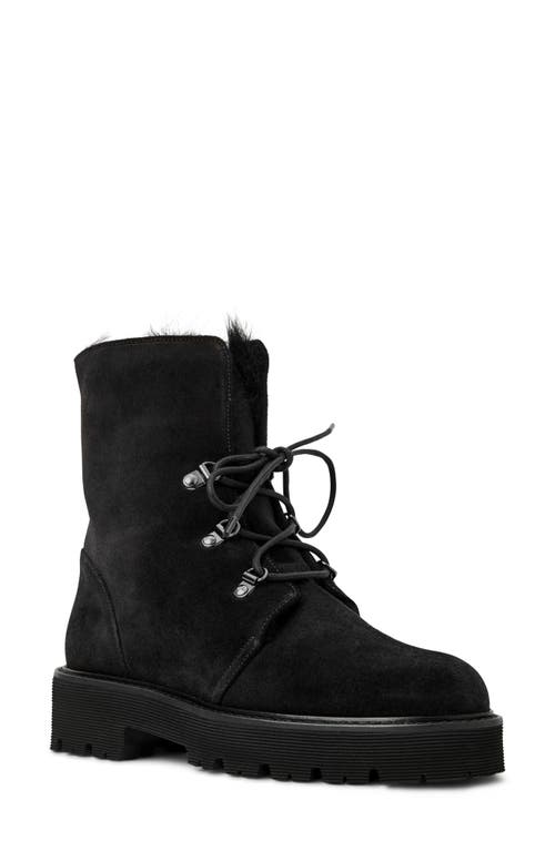 Aquatalia Aquatalia Eva Faux Shearling Cuff Weatherproof Hiker Boot