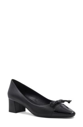 Aquatalia Aquatalia Palica Weatherproof Pointed Cap Toe Pump