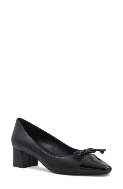 Aquatalia Aquatalia Palica Weatherproof Pointed Cap Toe Pump
