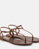 Aquazzura Aquazzura Almost Bare snake-effect leather sandals - 1
