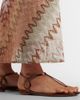 Aquazzura Aquazzura Almost Bare snake-effect leather sandals - 2