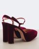 Aquazzura Aquazzura Amira velvet platform pumps - 4