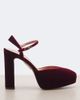 Aquazzura Aquazzura Amira velvet platform pumps - 5