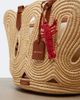 Aquazzura Aquazzura Artiste Medium raffia tote bag - 4