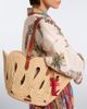 Aquazzura Aquazzura Artiste Medium raffia tote bag - 7