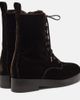 Aquazzura Aquazzura Ben 20 leather-trimmed velvet combat boots - 2