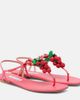 Aquazzura Aquazzura Berry raffia-effect thong sandals - 1