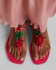 Aquazzura Aquazzura Berry raffia-effect thong sandals - 2
