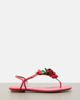 Aquazzura Aquazzura Berry raffia-effect thong sandals - 5