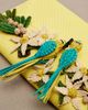 Aquazzura Aquazzura Birdsong Small raffia clutch - 6