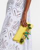 Aquazzura Aquazzura Birdsong Small raffia clutch - 7