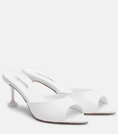 Aquazzura Aquazzura Bisous leather mules