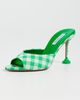 Aquazzura Aquazzura Bisous Mules Palm Green - 2