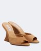 Aquazzura Aquazzura Bisous suede wedge mules - 1