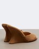 Aquazzura Aquazzura Bisous suede wedge mules - 3