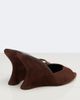 Aquazzura Aquazzura Bisous Wedge suede mules - 3