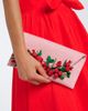 Aquazzura Aquazzura Botanica appliquÃ© raffia clutch - 2