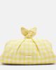 Aquazzura Aquazzura Bow Tie bow-detail checked clutch - 1