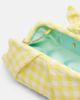 Aquazzura Aquazzura Bow Tie bow-detail checked clutch - 3