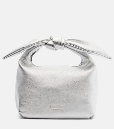 Aquazzura Aquazzura Bow Tie Mini leather top-handle bag